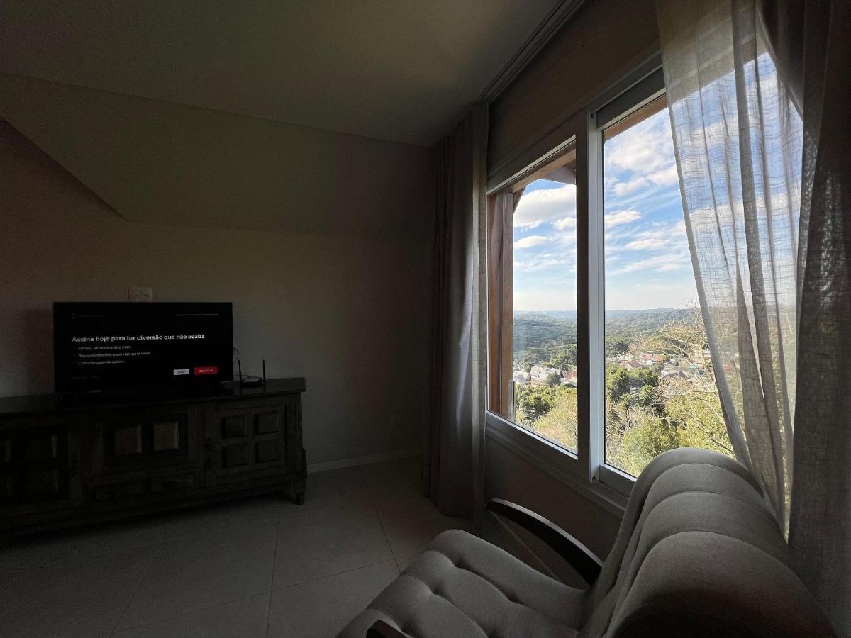 Vista 161 Apto Em Gramado Com Vista Espetacular エクステリア 写真