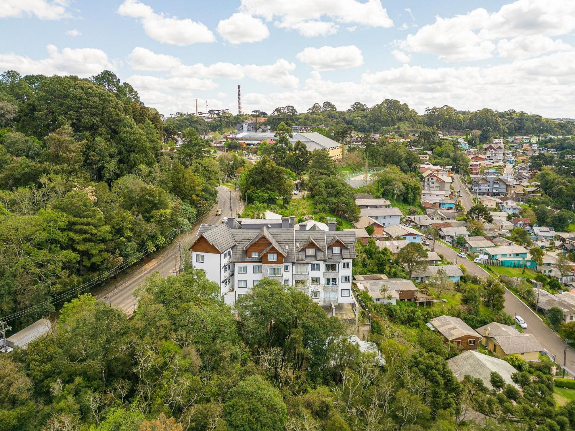Vista 161 Apto Em Gramado Com Vista Espetacular エクステリア 写真