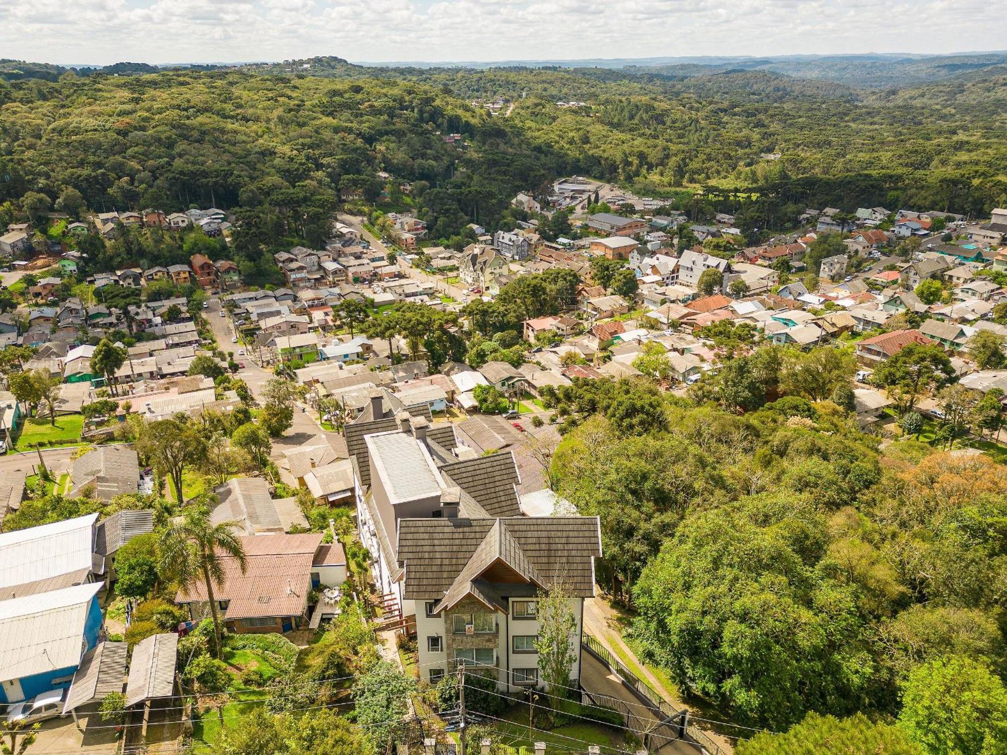 Vista 161 Apto Em Gramado Com Vista Espetacular エクステリア 写真