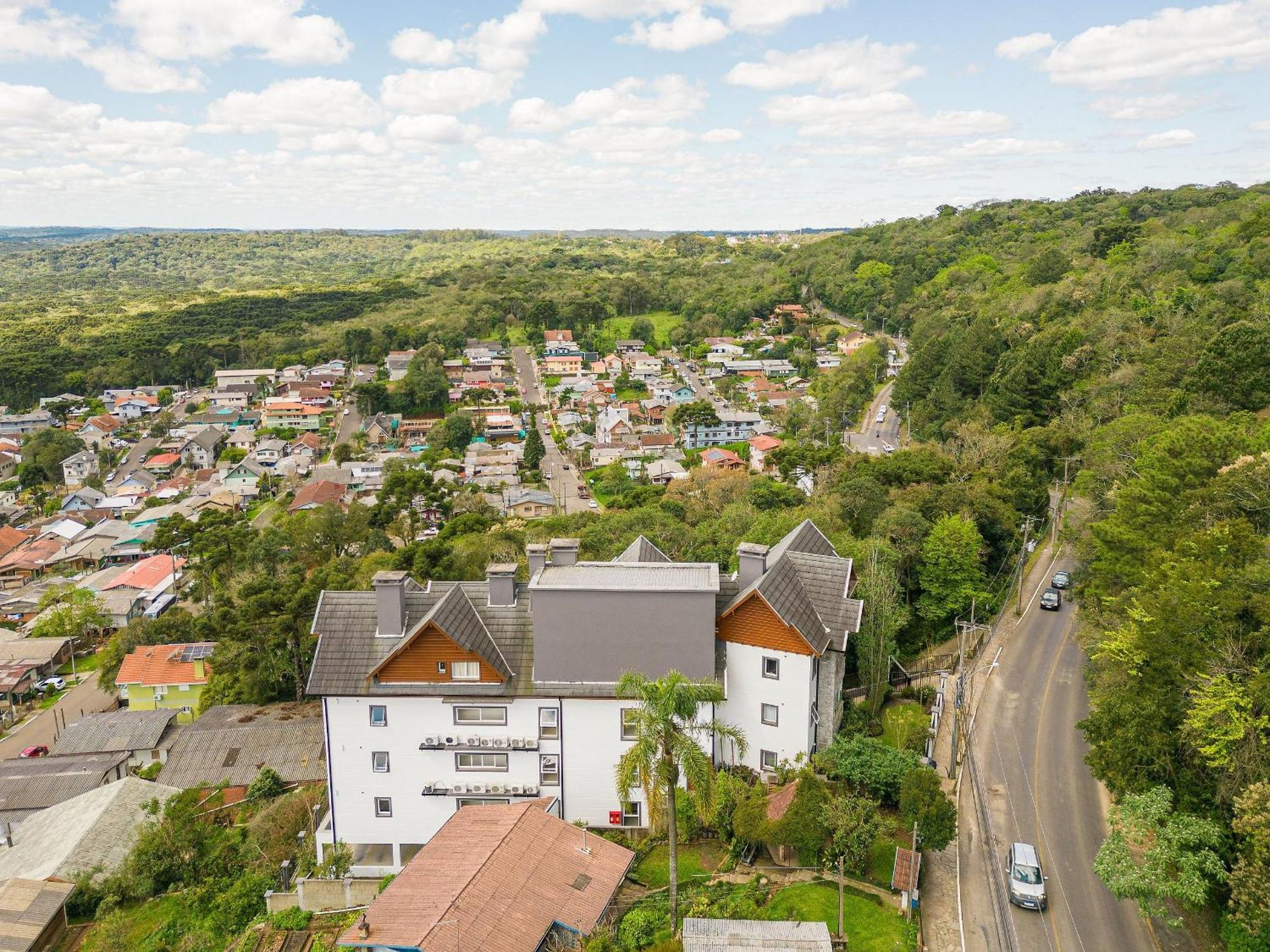 Vista 161 Apto Em Gramado Com Vista Espetacular エクステリア 写真
